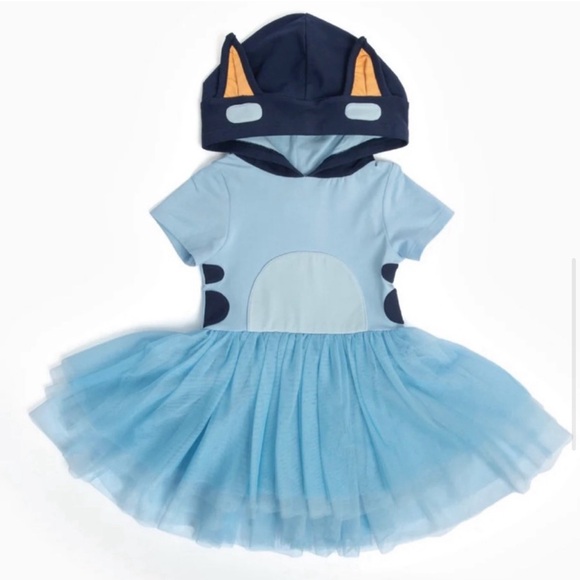 Bluey Blue Dog Dress Taylor Joelle - Picture 1 of 12